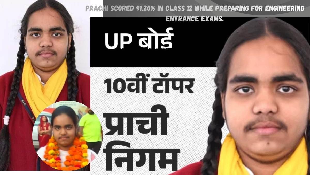 Prachi Nigam Class 12 marks 2026 91.20 percent
