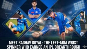 Raghav Goyal Biography 2026 Mumbai Indians left arm wrist spinner