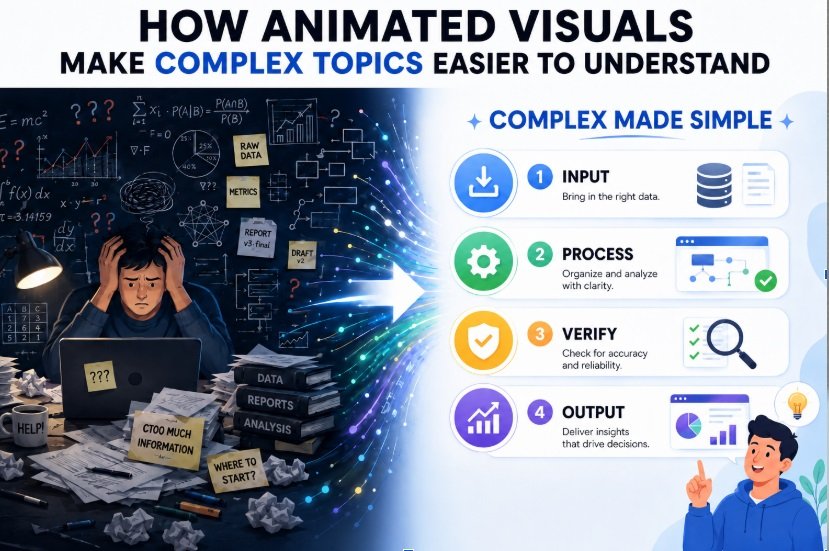 How Animated Visuals Make Complex Topics Easier to Understand