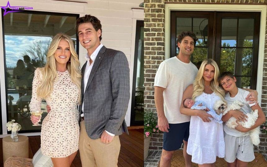 Madison LeCroy with her husband and children 