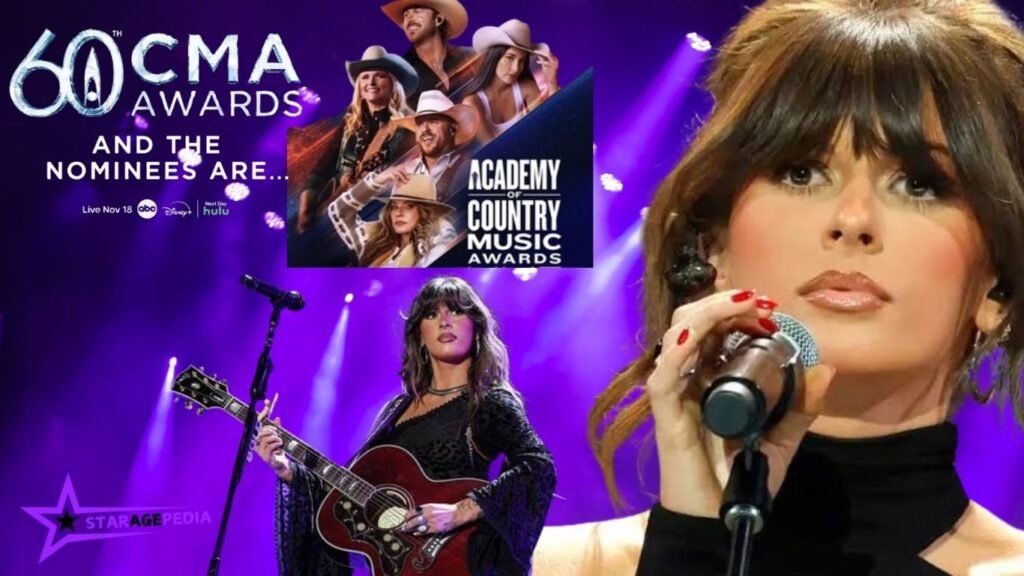 Ella Langley performing in 60th Academy of Country Music Awards