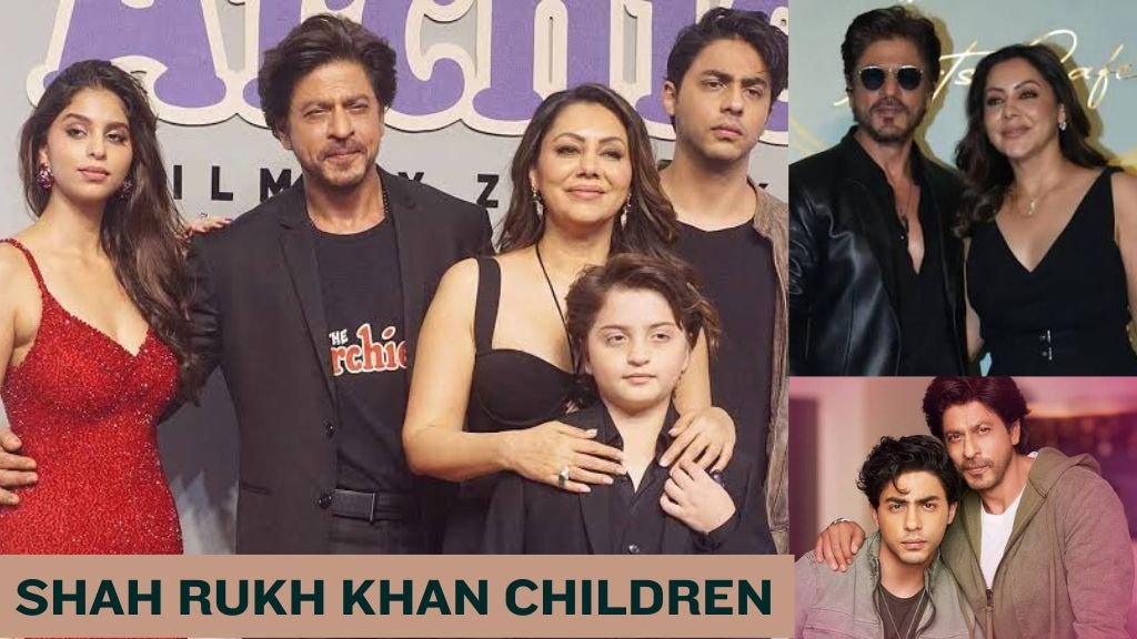 Shah Rukh Khan three children: Aryan Khan, Suhana Khan, and AbRam Khan.
