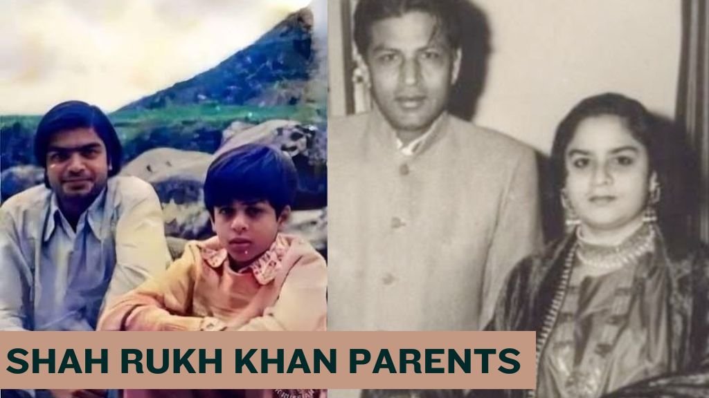 Shah Rukh Khan father and Mother and his childhood image